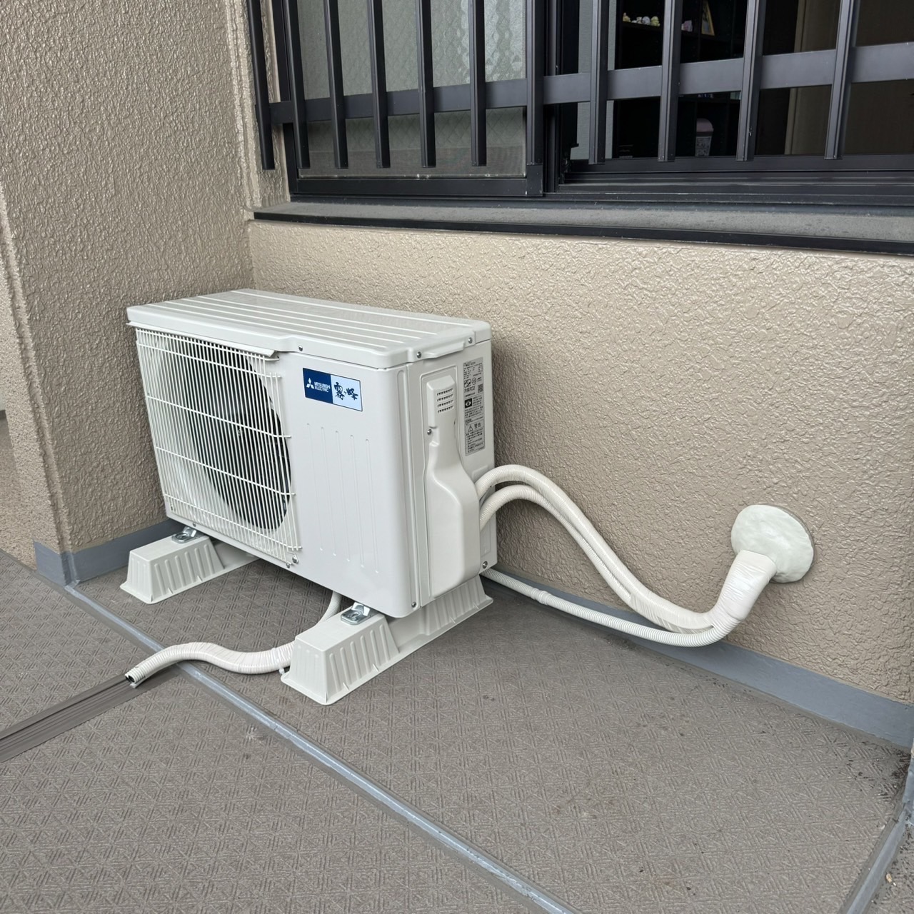 三菱 2.2kw 新規取付です👨🏻‍🔧